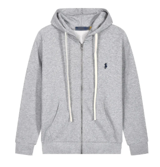 Washed Pullover Hoodie grey zip-up hoodie with drawstrings and small chest logo, Hoodies CSSBuy spreadsheet find with QC status pending