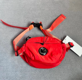 Structured Daily Tote red nylon crossbody waist bag with orange strap, Bags CSSBuy spreadsheet find with QC photos available