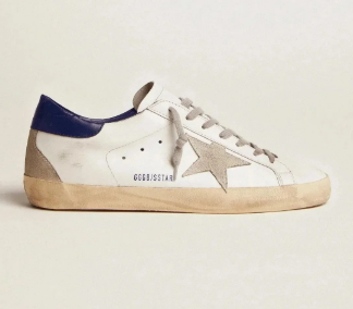 Court Leather Low white distressed leather low-top sneaker with star detail, Shoes CSSBuy spreadsheet find with QC photos available